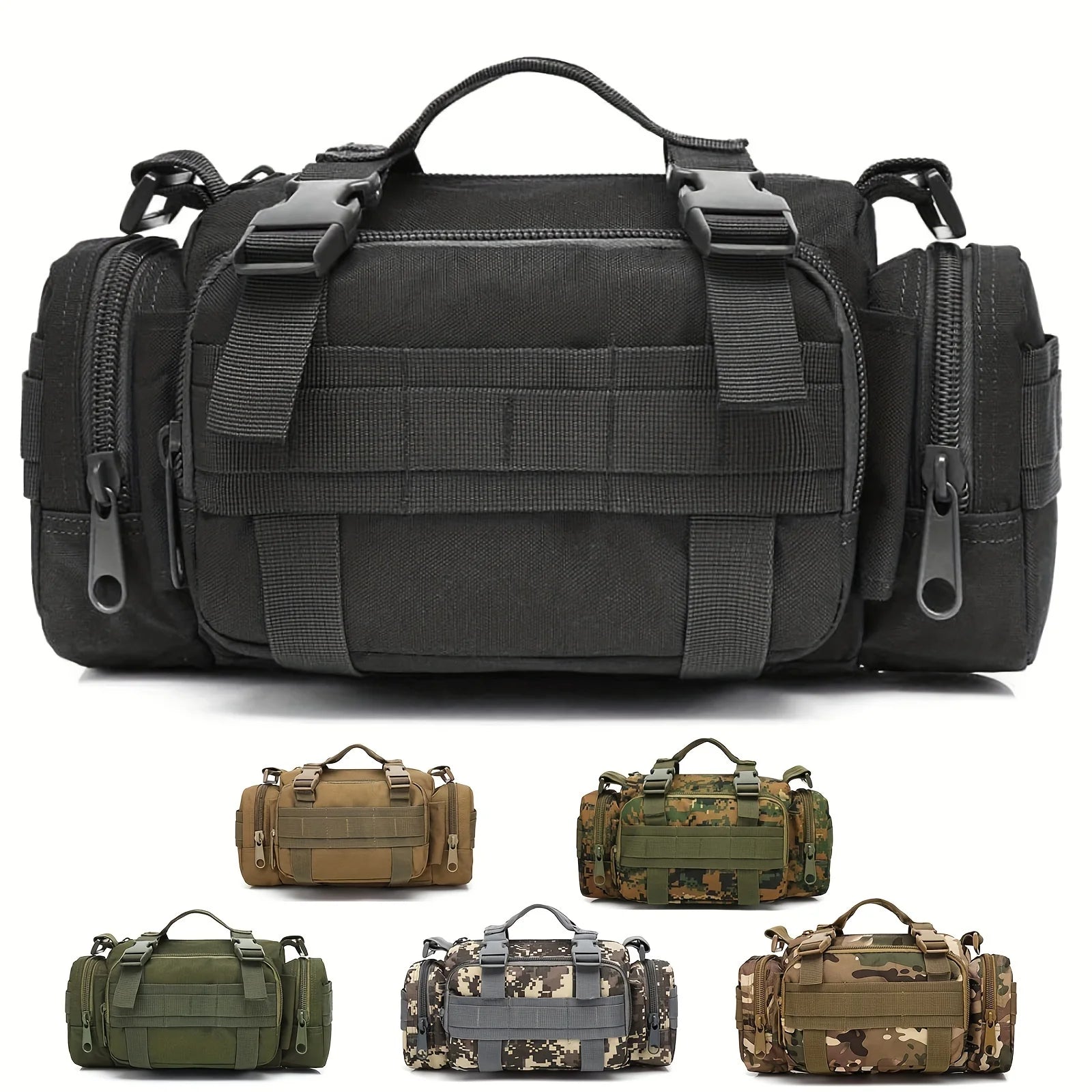 Multifunktionale Outdoor Sport Bauchtasche Aufbewahrung Hüfttasche für Angel-, Lauf- und Fotoausrüstung