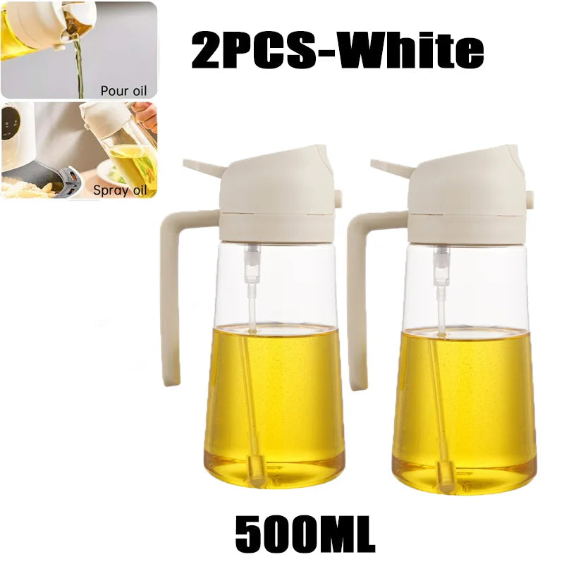 200/300/500ml Öl Sprühflasche BBQ Kochen Olivenöl Zerstäuber Kunststoff Backöl Spray Leere Flasche Essigflasche Oder Öl Pinsel