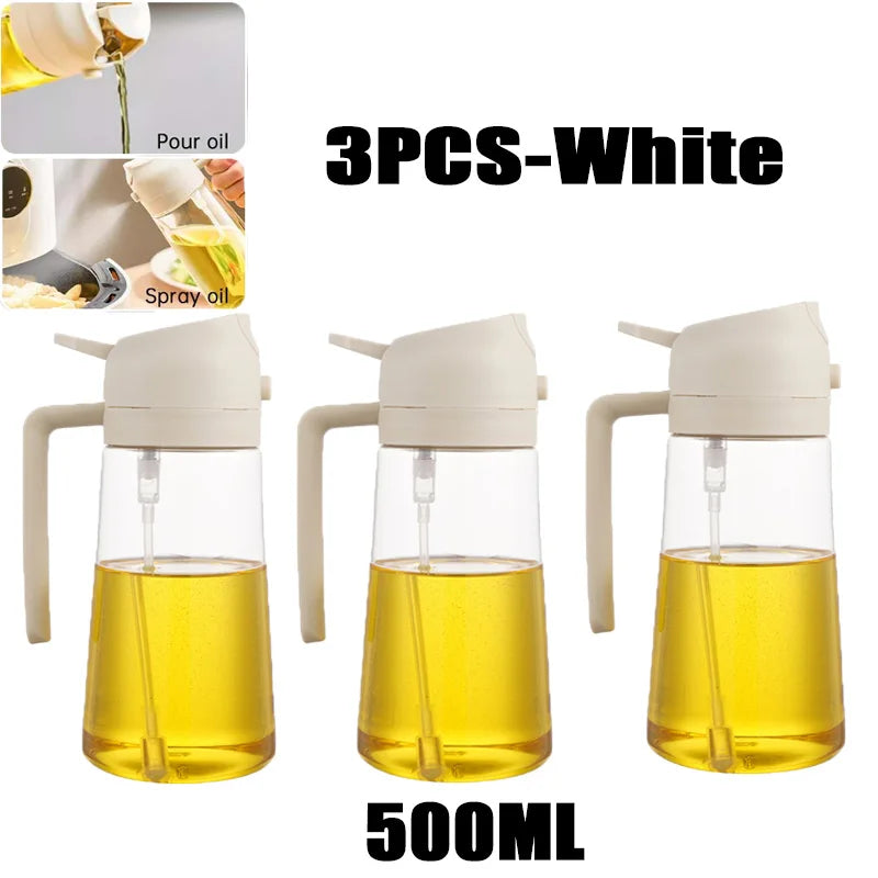200/300/500ml Öl Sprühflasche BBQ Kochen Olivenöl Zerstäuber Kunststoff Backöl Spray Leere Flasche Essigflasche Oder Öl Pinsel