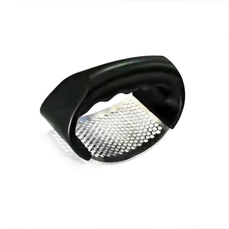 Edelstahl-Knoblauchpresse Hand-Knoblauchzerkleinerer Knoblauchschneider Obst- und Gemüseschneider Küchenzubehör Gadget