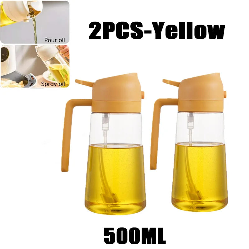 200/300/500ml Öl Sprühflasche BBQ Kochen Olivenöl Zerstäuber Kunststoff Backöl Spray Leere Flasche Essigflasche Oder Öl Pinsel
