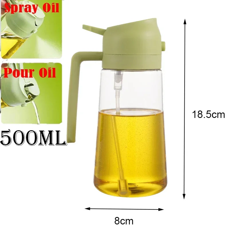 200/300/500ml Öl Sprühflasche BBQ Kochen Olivenöl Zerstäuber Kunststoff Backöl Spray Leere Flasche Essigflasche Oder Öl Pinsel