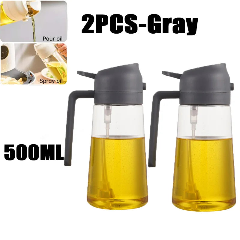 200/300/500ml Öl Sprühflasche BBQ Kochen Olivenöl Zerstäuber Kunststoff Backöl Spray Leere Flasche Essigflasche Oder Öl Pinsel