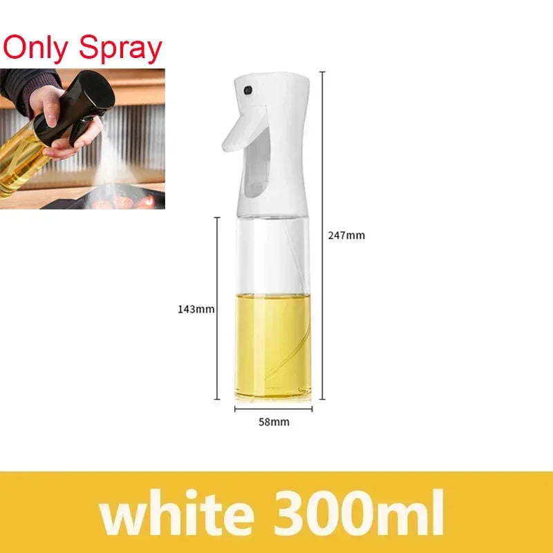 200/300/500ml Öl Sprühflasche BBQ Kochen Olivenöl Zerstäuber Kunststoff Backöl Spray Leere Flasche Essigflasche Oder Öl Pinsel