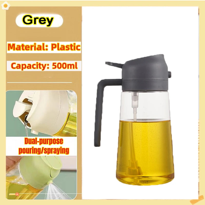 200/300/500ml Öl Sprühflasche BBQ Kochen Olivenöl Zerstäuber Kunststoff Backöl Spray Leere Flasche Essigflasche Oder Öl Pinsel