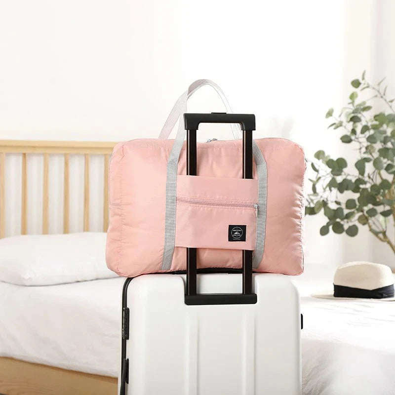 Faltbare Reisetasche für Fluggesellschaften Handgepäcktasche für Damen und Mädchen Leichte Sporttasche mit großem Fassungsvermögen für Wochenendausflüge und Übernachtungen