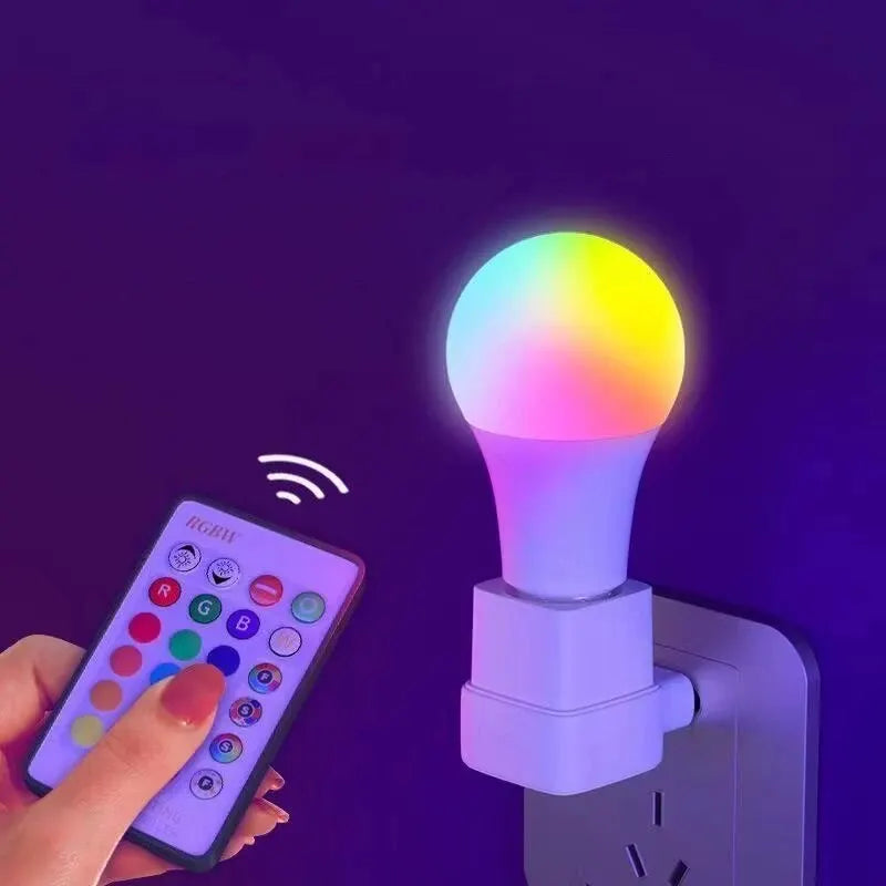 16 Farben RGB Glühbirne LED Mehrfarbig E27 220V Haushaltsbeleuchtung Dimmbar 24 Tasten Fernbedienung Intelligente Lampe Stimmungslicht