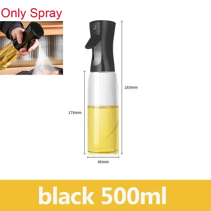 200/300/500ml Öl Sprühflasche BBQ Kochen Olivenöl Zerstäuber Kunststoff Backöl Spray Leere Flasche Essigflasche Oder Öl Pinsel