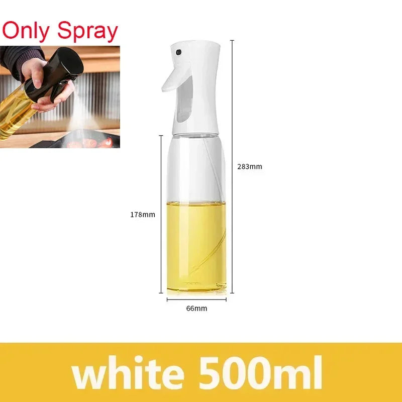 200/300/500ml Öl Sprühflasche BBQ Kochen Olivenöl Zerstäuber Kunststoff Backöl Spray Leere Flasche Essigflasche Oder Öl Pinsel