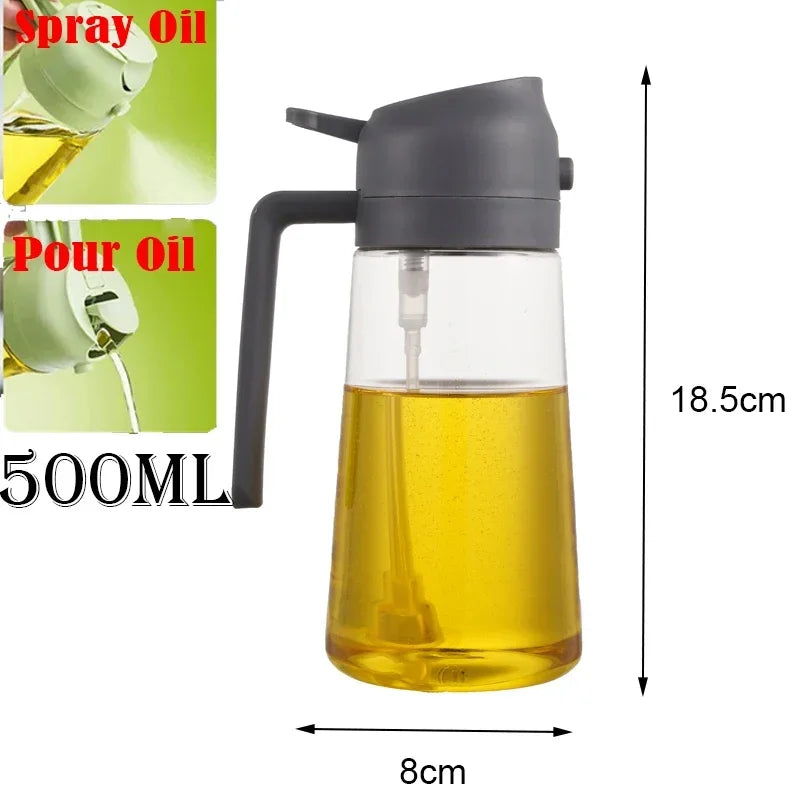 200/300/500ml Öl Sprühflasche BBQ Kochen Olivenöl Zerstäuber Kunststoff Backöl Spray Leere Flasche Essigflasche Oder Öl Pinsel