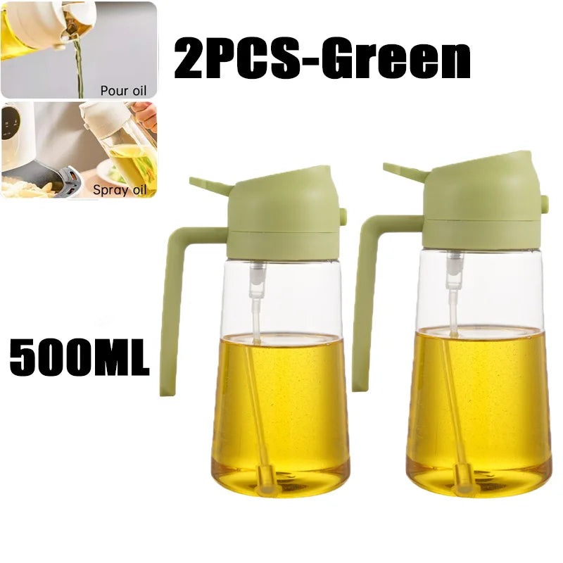 200/300/500ml Öl Sprühflasche BBQ Kochen Olivenöl Zerstäuber Kunststoff Backöl Spray Leere Flasche Essigflasche Oder Öl Pinsel