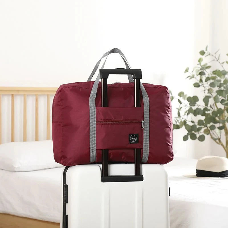 Faltbare Reisetasche für Fluggesellschaften Handgepäcktasche für Damen und Mädchen Leichte Sporttasche mit großem Fassungsvermögen für Wochenendausflüge und Übernachtungen